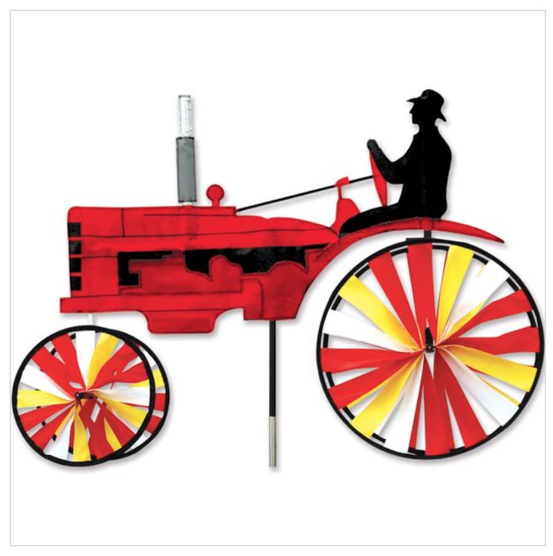 24 In. Old Tractor Spinner – Red